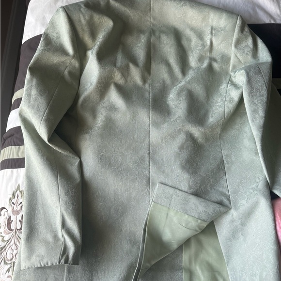 Traditional Indian Jacket - Sage Green - Picture 4 of 6